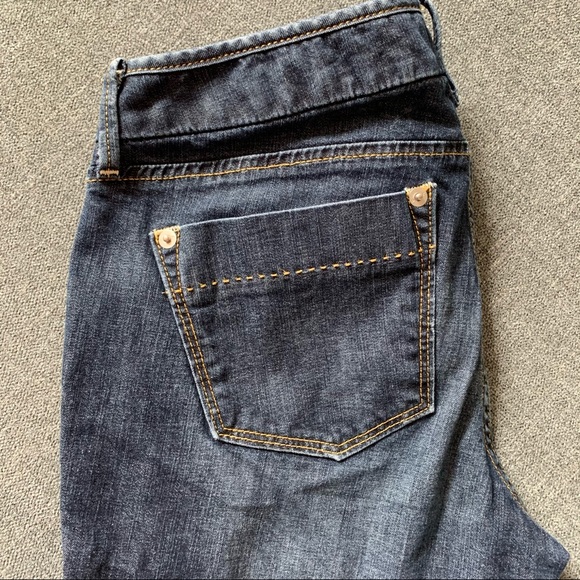 Banana Republic dark wash Bermuda shorts size 2 26 - Picture 3 of 6